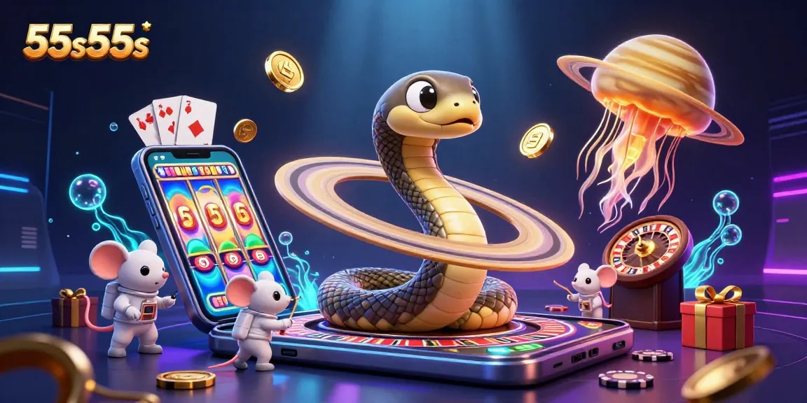 Bet on the vibrant 55s55s roulette as astronaut mice engage in a space casino adventure.