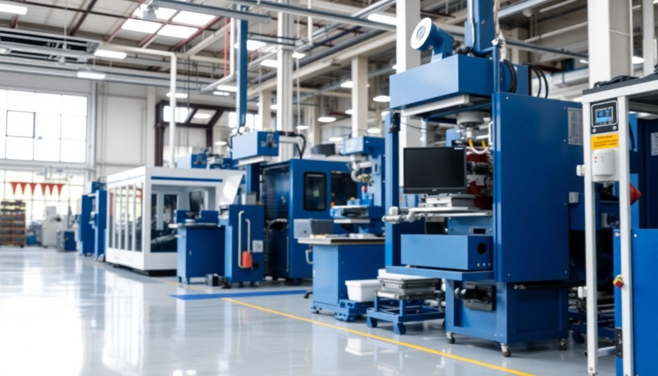 Showcasing Contract Manufacturing Services in a professional manufacturing facility with advanced machinery.