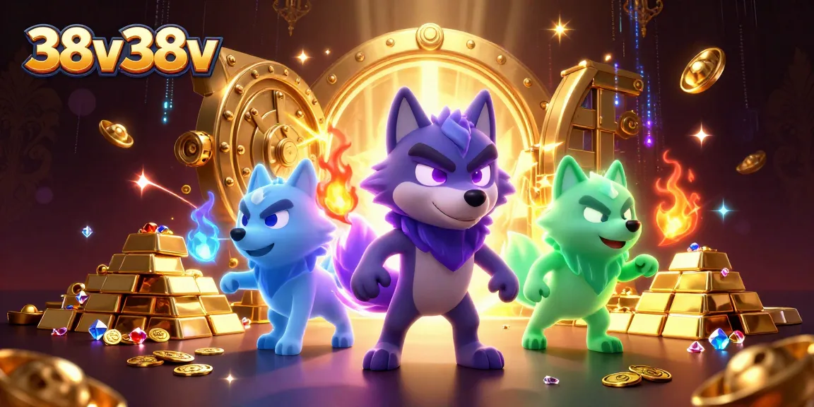Experience thrilling blackjack action at 38v38v with captivating ghostly wolf avatars and treasure bursts.