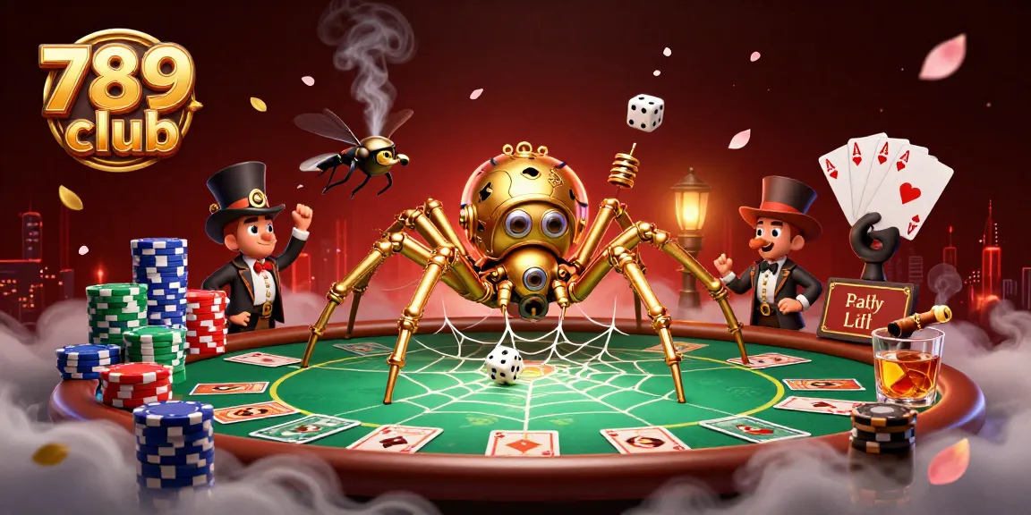 Engage in thrilling gambling adventures at 789 club with a vibrant 3D casino scene full of energy.