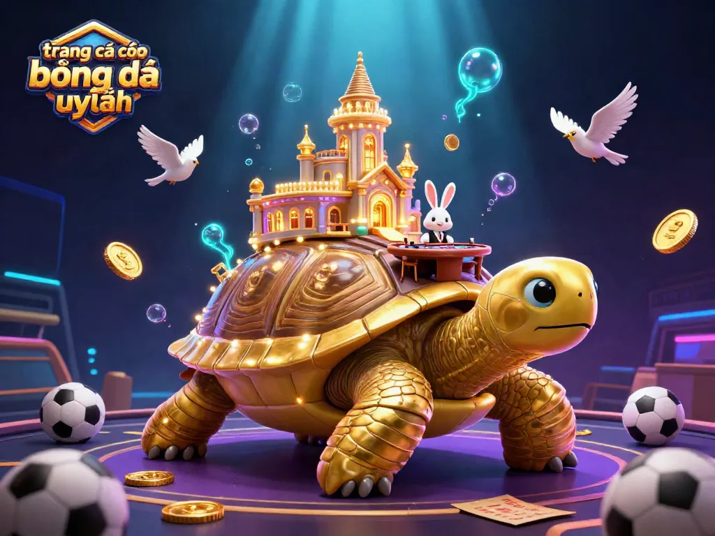 Trang cá cược bóng đá uy tín với biểu tượng gà vàng và các yếu tố cược thể thao thú vị.