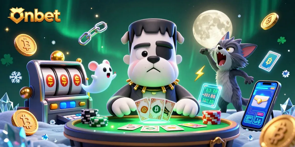 Join the fun at onbet's online casino, feeling the thrill with unique characters and games.