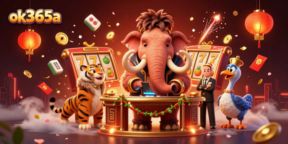 Enhance your gaming at ok365a with stylish characters and vibrant casino elements.
