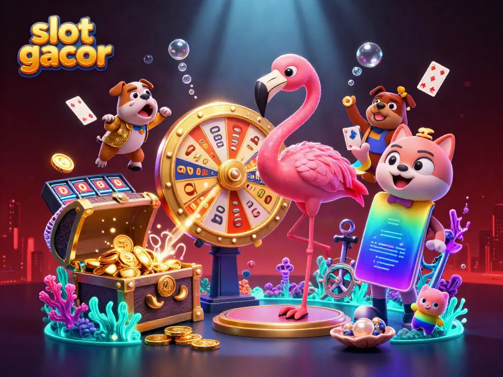 Experience the excitement of slot gacor with thrilling prizes and vibrant 3D characters.