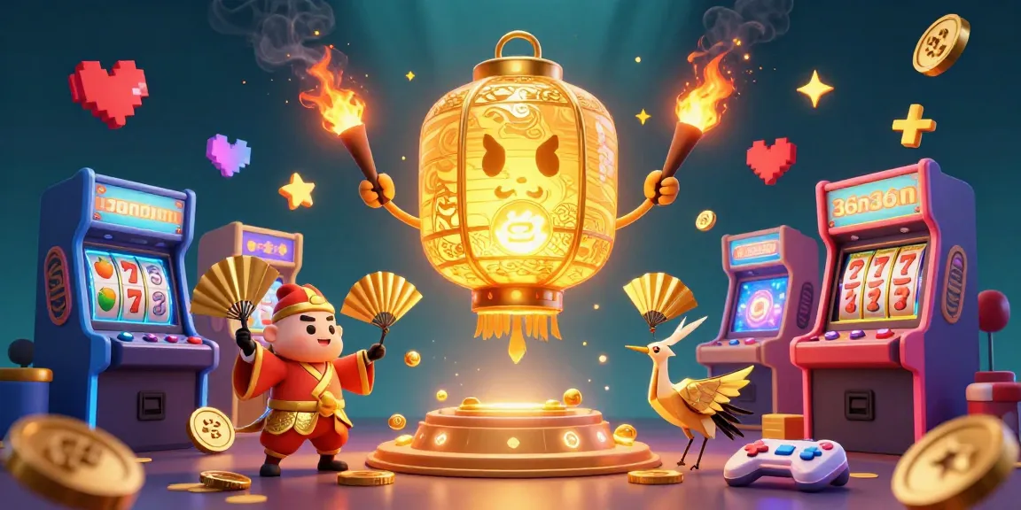 Join the casino fun with 36n36n's vibrant gaming scene featuring lucky symbols and exciting jackpots.