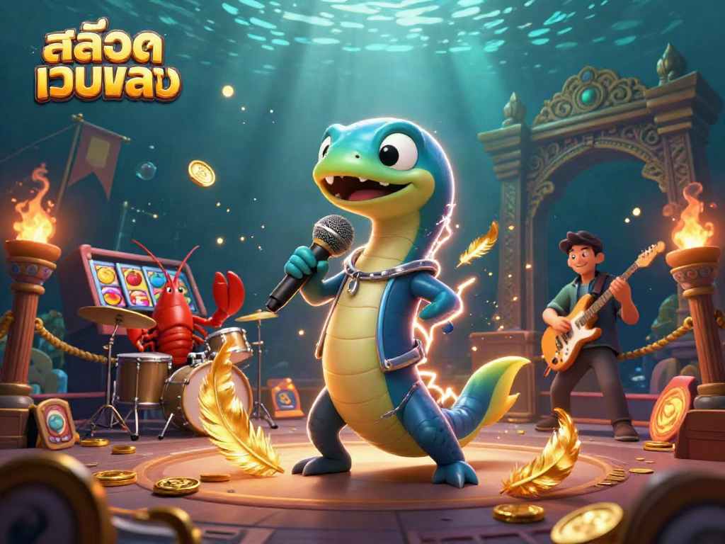 Experience thrilling underwater casino action with สล็อตเว็บตรง featuring a DJ eel, lobster drummer, and seahorse guitarist.
