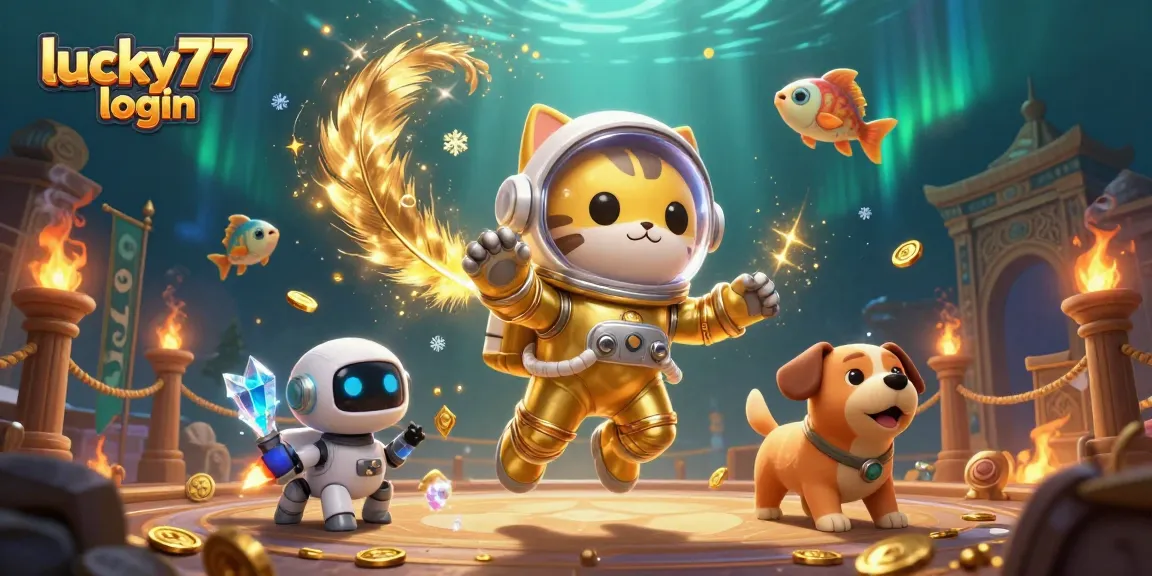 Join the fun with lucky77 login and engage in thrilling casino action amidst a vibrant galaxy.