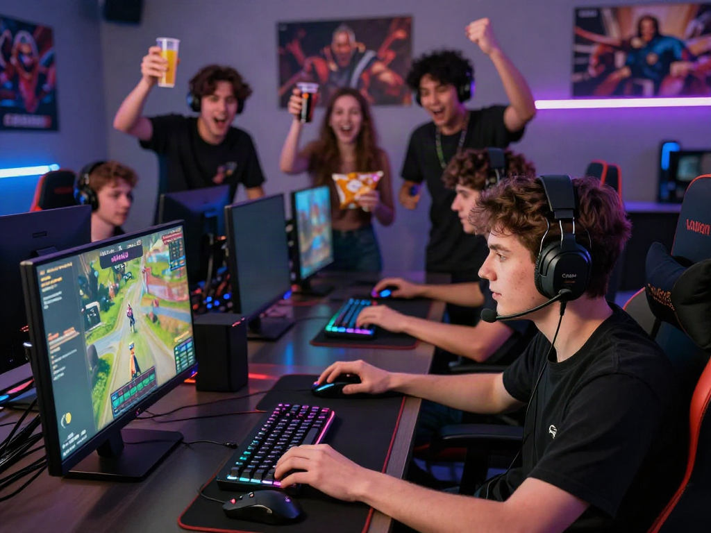 Exciting gaming session showcasing players engaged in the ahha4d online game.