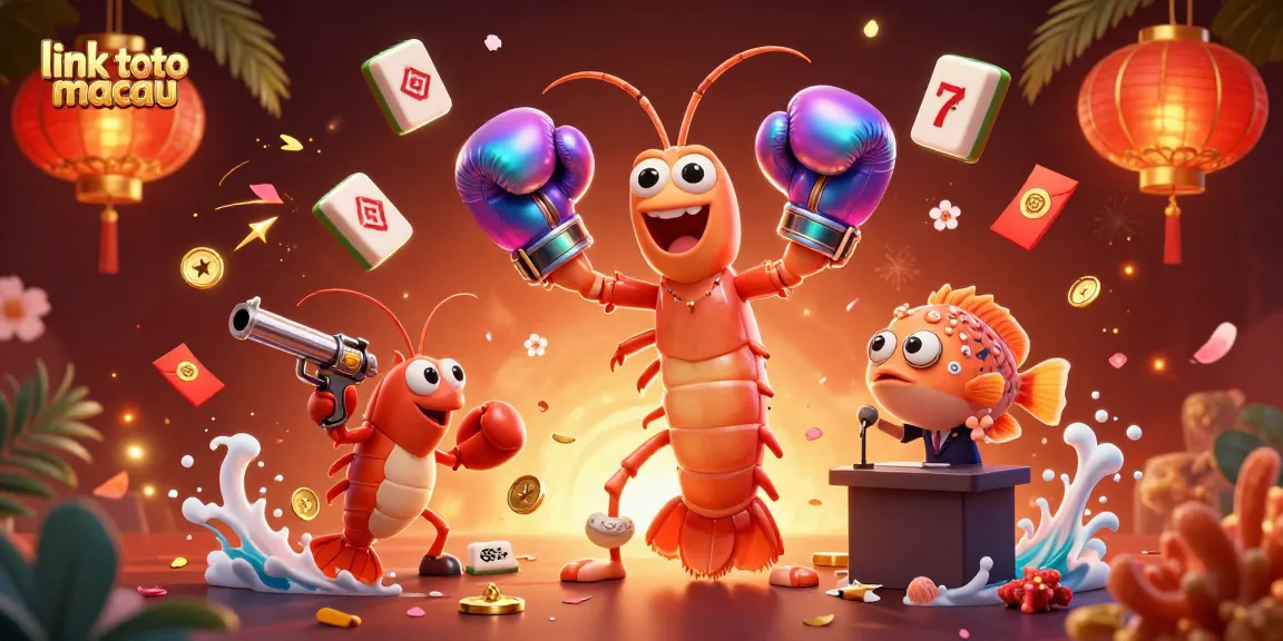 Experience winning with link toto macau in this dynamic casino-themed illustration.
