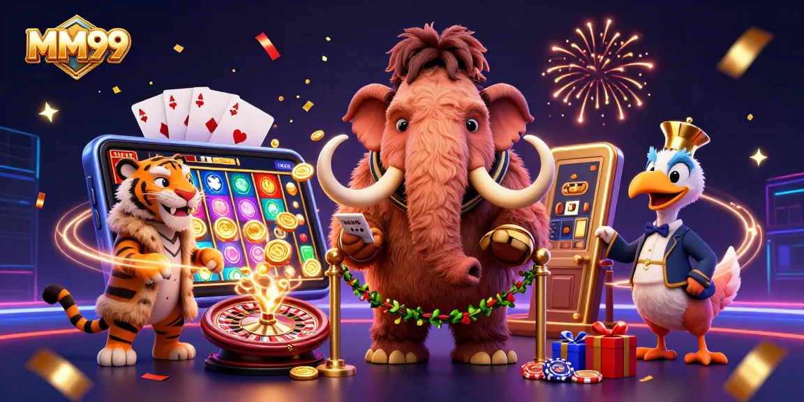 Join MM99 for thrilling slot games and VIP experiences with our unique casino characters.