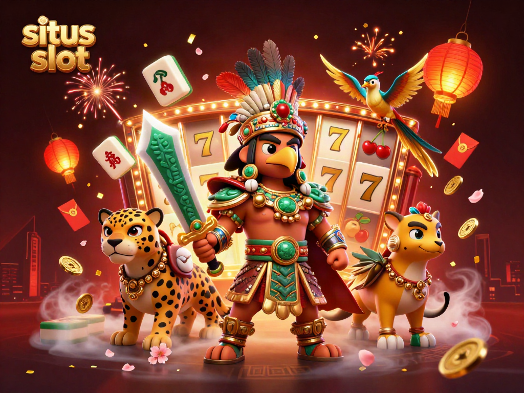 Menangkan situs slot dengan kombinasi karakter prajurit Aztec dan elemen permainan menarik.