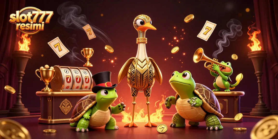 Experience the thrill of winning at slot777 resmi with vibrant casino elements and lively characters.