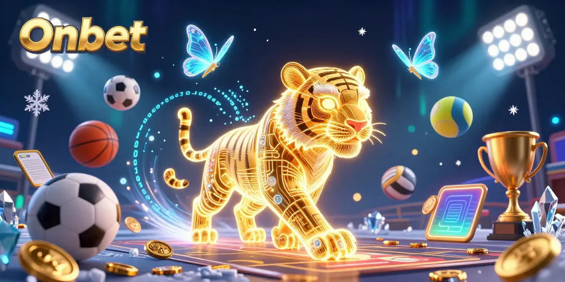 Experience thrilling gaming adventures at Onbet with vibrant sports balls and magical effects.