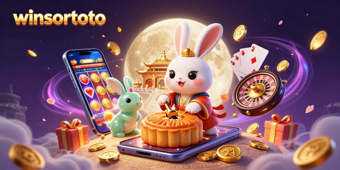 Menggali kemenangan di winsortoto saat kelinci bulan menyajikan hadiah jackpot berkilauan.
