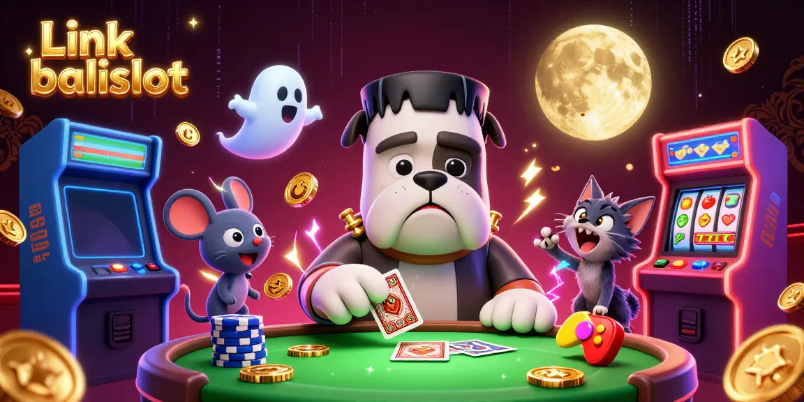 Join the action with Link balislot at a vibrant casino scene featuring unique characters and fun game elements.