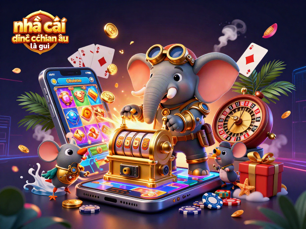 Nhà cái đến từ châu Âu là gì nổi bật với hình ảnh sòng bạc đầy màu sắc và biểu tượng cá cược độc đáo.