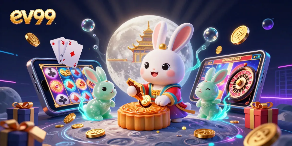 Experience winning strategies with ev99 as moon rabbits create excitement on a lunar casino.