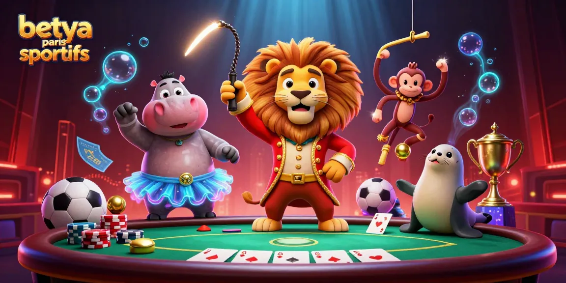 Engage with betya paris sportifs through an animated scene of vibrant sports betting excitement.