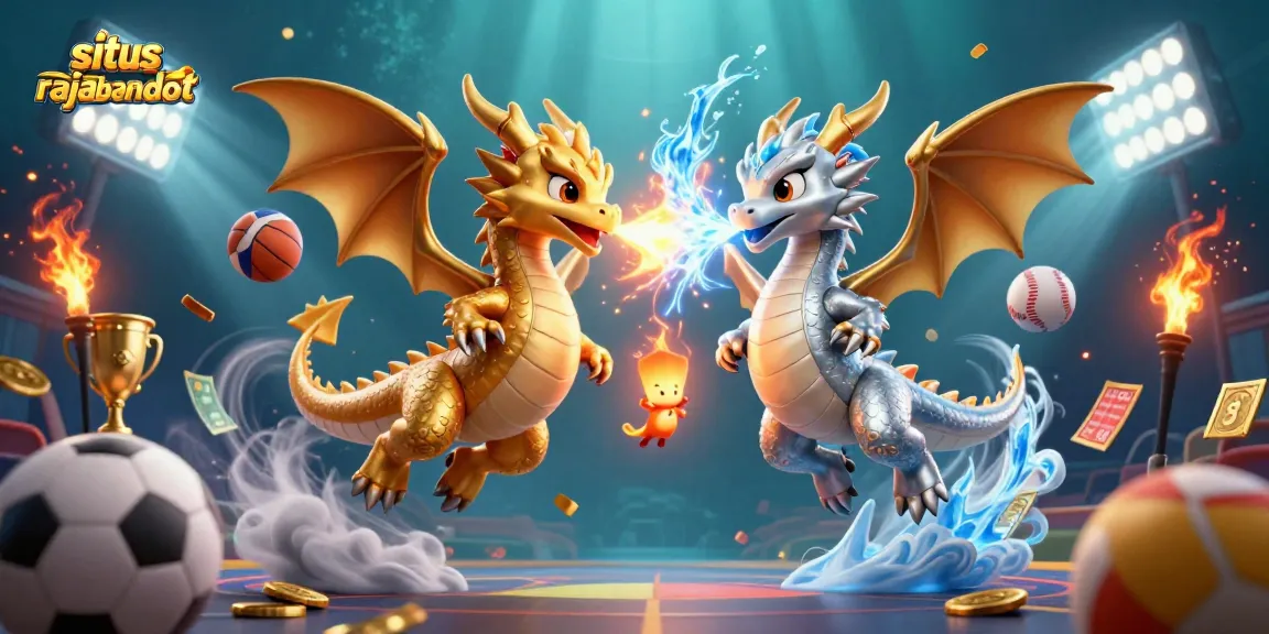 Engage with situs rajabandot featuring dynamic twin dragons amidst a competitive gambling scene.