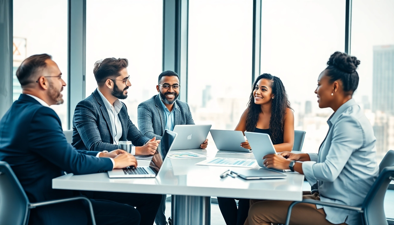 Team collaboration on AI compliance documentation platform strategies in a modern office.
