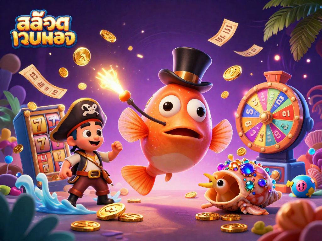 Engage with สล็อตเว็บตรง, winning with colorful slot games and dynamic prize elements in an exciting casino scene.