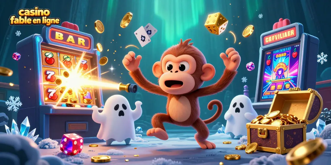 Jouez à des jeux de casino fiables en ligne avec un singe farceur et un chiot chasseur d'esprits.