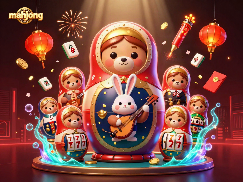 Engage with mahjong adventure featuring vibrant 3D characters and casino elements, bringing luck and culture to gamblers.