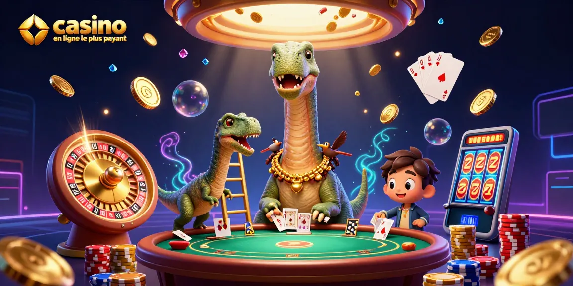 Jouez au casino en ligne le plus payant avec des personnages rigolos et des gains scintillants