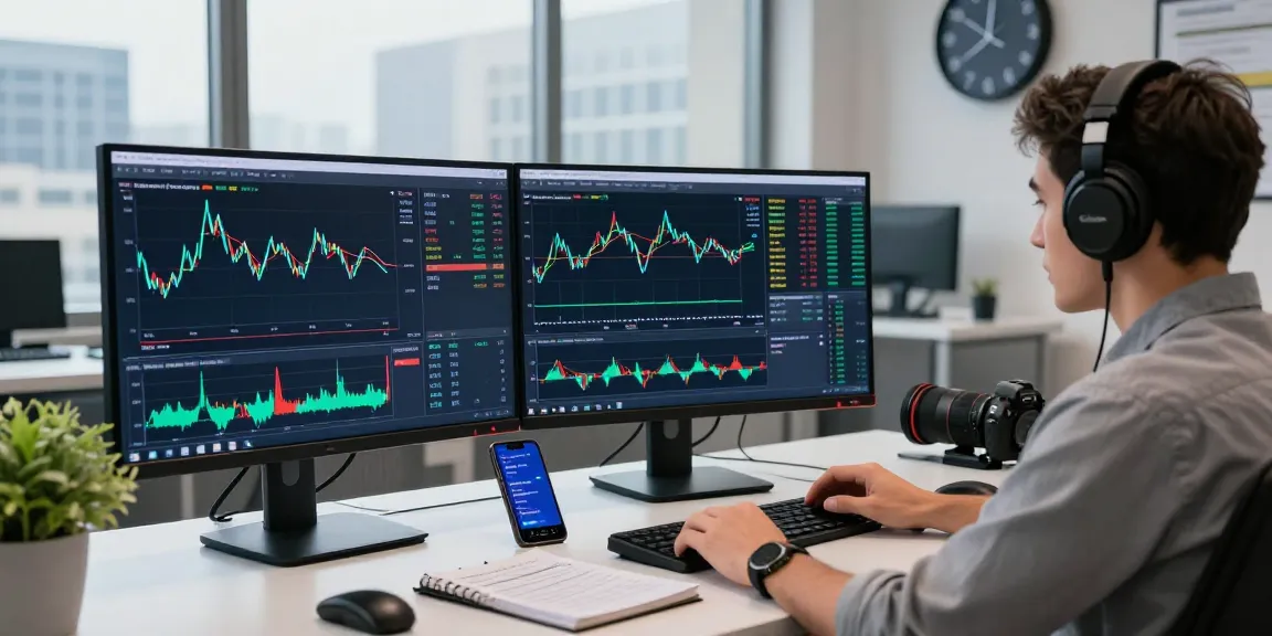 MetaTrader 4 trading environment with real-time charts and analysis tools