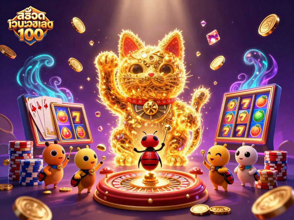 หมุนสล็อตเว็บตรง100 ด้วยภาพการ์ตูน 3D น่ารัก รวมสัญลักษณ์คาสิโนสุดเจ๋ง