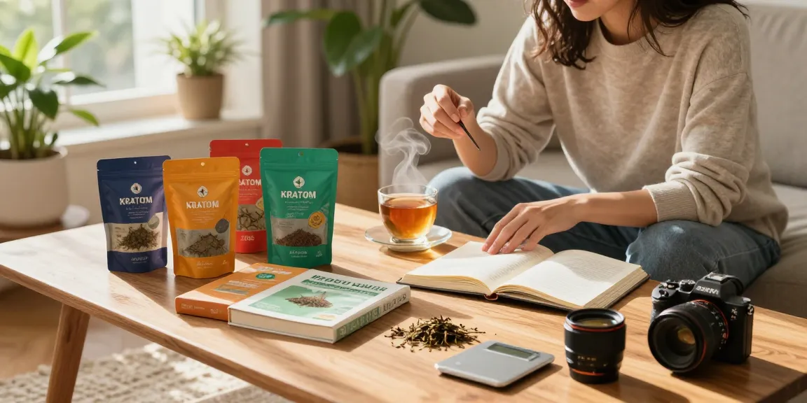 Discover the best kratom online with top brand products showcased in a cozy wellness setting.