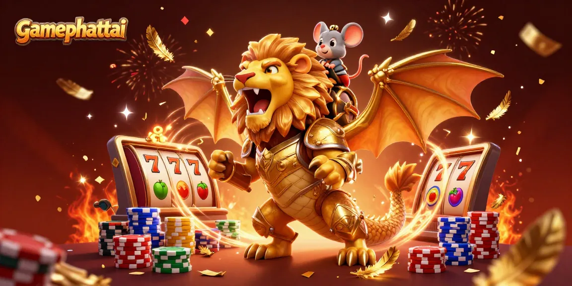 Win massive jackpots at gamephattai with a roaring chimera and thrilling slot reels.