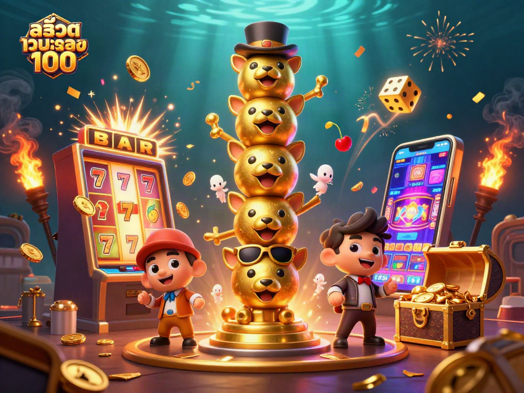 เล่นเกมสล็อตเว็บตรง100 กับภาพการแสดงผลที่น่าตื่นเต้นพร้อมเครดิตสวยงาม