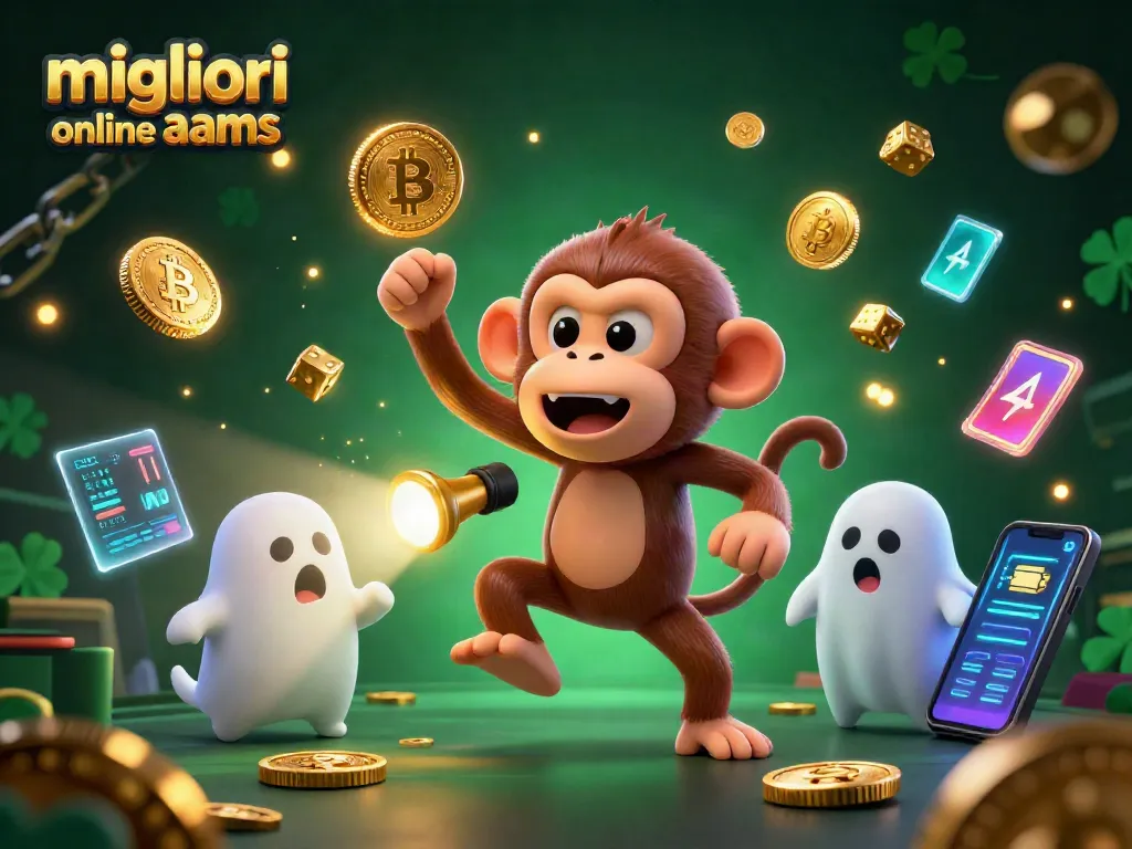 I migliori casino online AAMS con un curioso cucciolo cacciatore di fantasmi che illumina un casinò infestato.