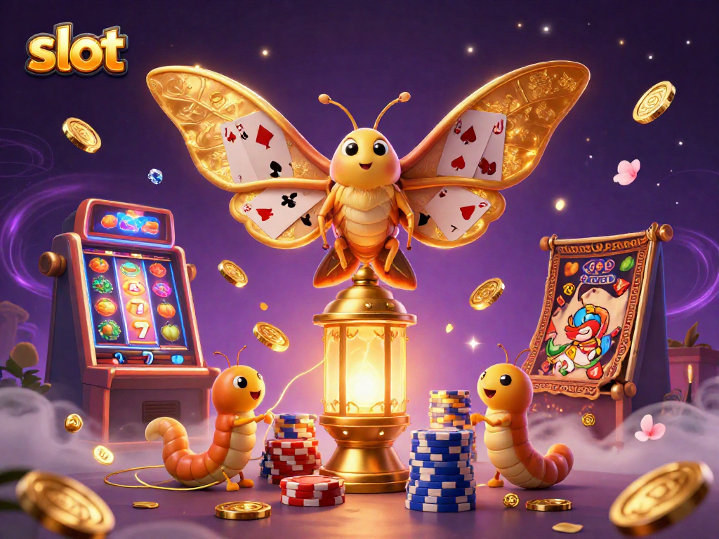 Spin the slot for thrilling jackpots with vibrant casino scenes and golden treasures.