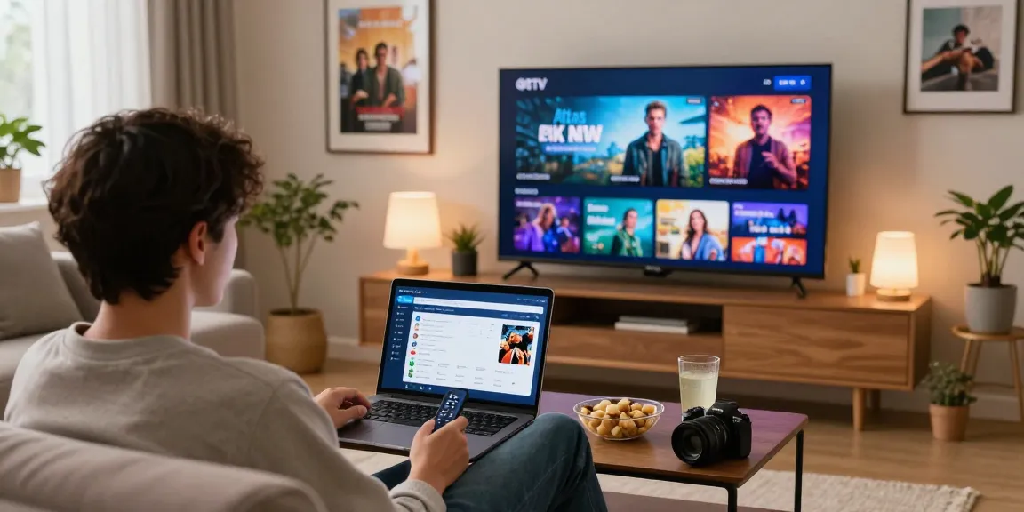 Stream vibrant content on Atlas Pro ONTV from a cozy home setting